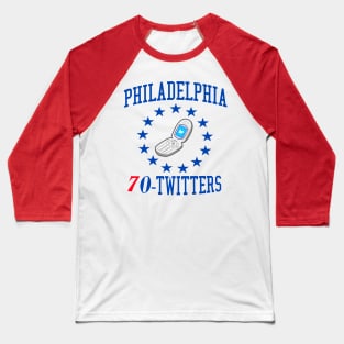 Philadelphia 70-Twitters Baseball T-Shirt